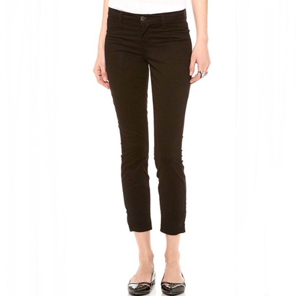 J Brand Cropped Zip Pant